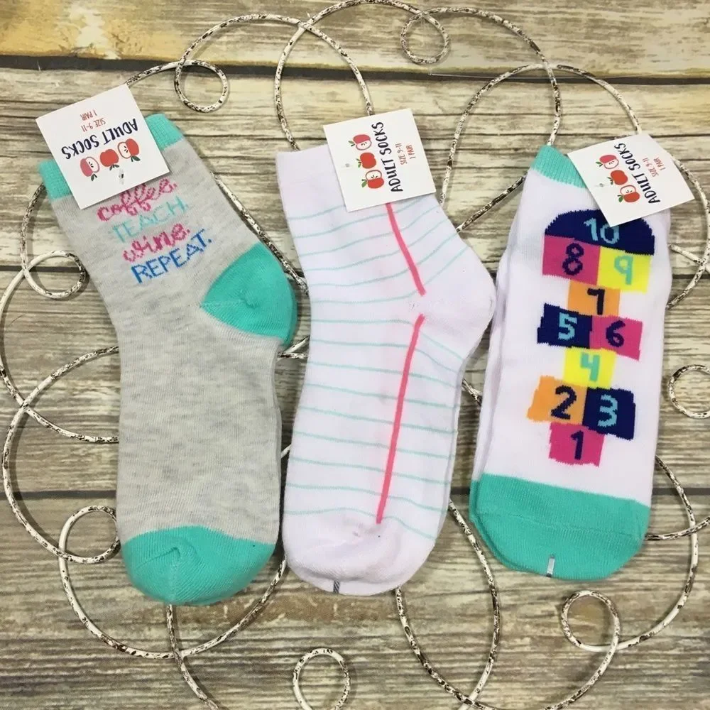 Socks‎ for Teacher, School, Teachers Aide